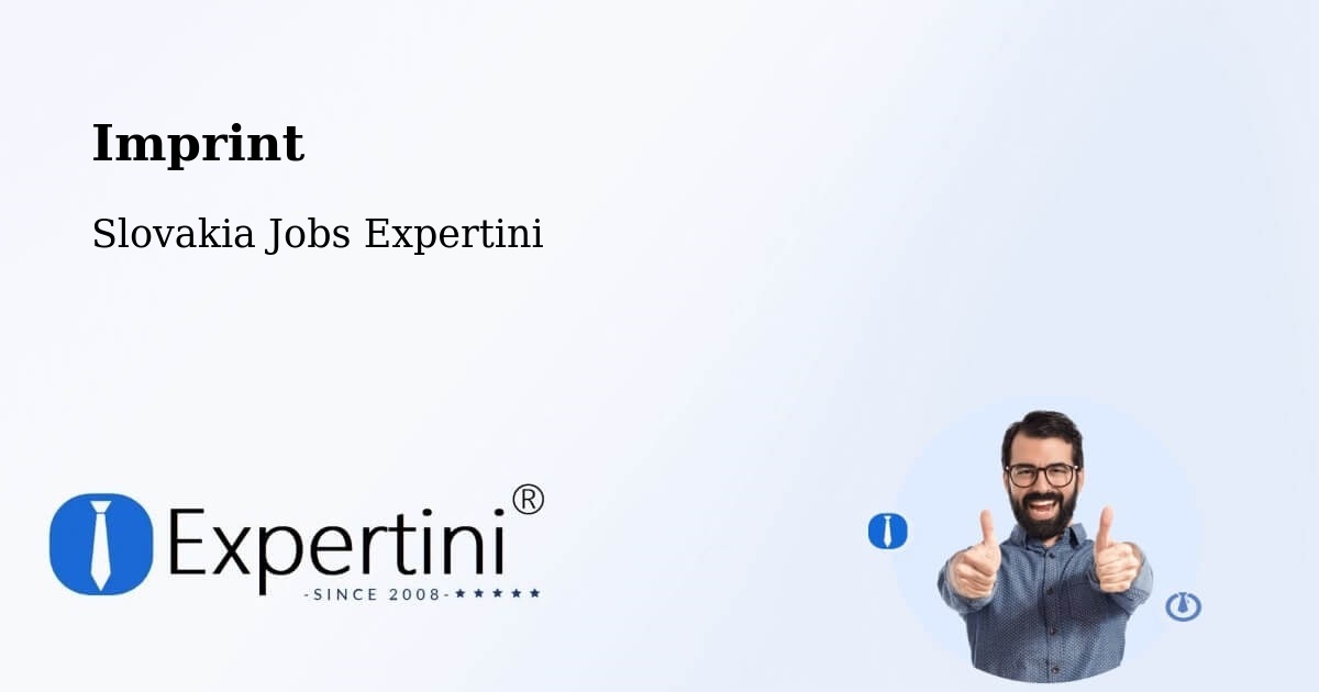 Imprint – Bojnice - Slovakia Jobs Expertini